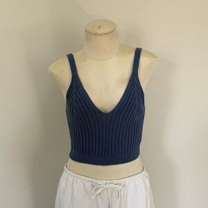 100% cotton knit tank
